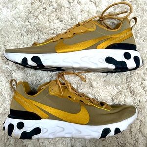 2019 react element 55 metallic gold size 12: